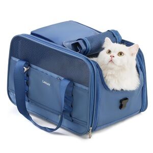 LESURE 2 in 1 Soft-Sided Pet Carrier Backpack For Small Meduim Puppy and Cats